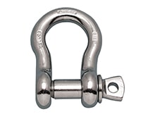 anchor shackle for use on snubber or bridle